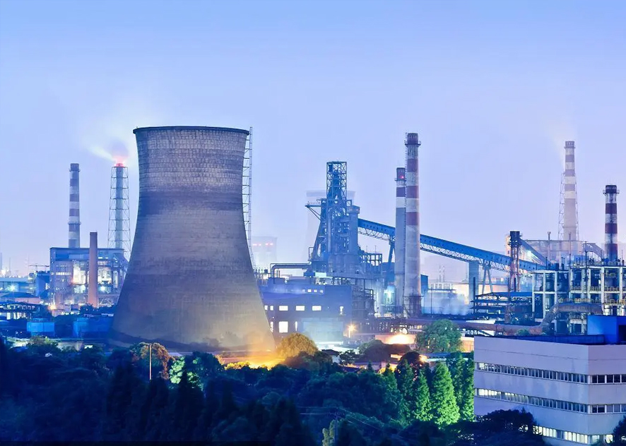Electric heating system is used for antifreeze and heat preservation of water supply pipelines in steel plants